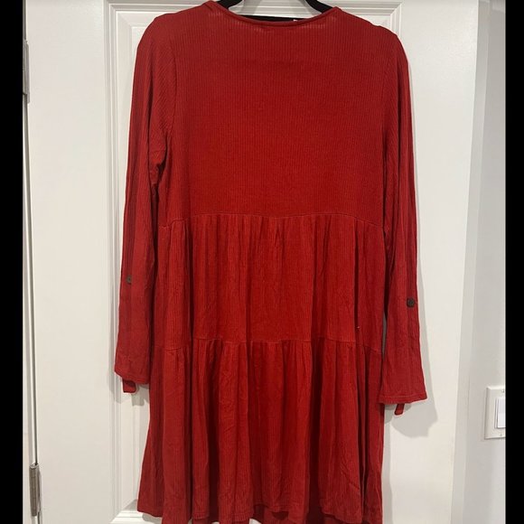 Charmed Hearts Tiered Babydoll Tunic Dress - Picture 4 of 5